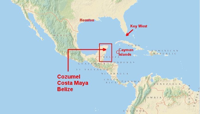 Belize and Cozumel